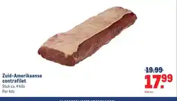 Makro Zuid-Amerikaanse contrafilet aanbieding