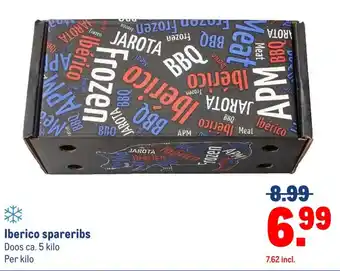 Makro Iberico spareribs aanbieding