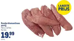 Makro Runderdiamanthaas partij aanbieding