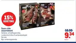 Makro Sous-vide assortiment aanbieding