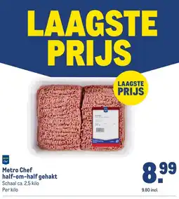 Makro Metro Chef half-om-half gehakt aanbieding