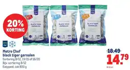 Makro Metro Chef black tiger aanbieding