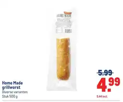 Makro Home Made grillworst aanbieding