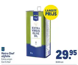 Makro Metro Chef olijfolie aanbieding
