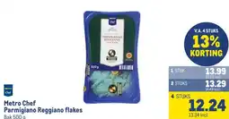 Makro Metro Chef Parmigiano Reggiano flakes aanbieding