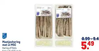 Makro Maatjesharing met ui MSC aanbieding