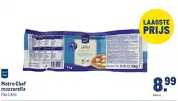 Makro Metro Chef mozzarella aanbieding