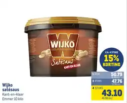 Makro Wijko satésaus aanbieding