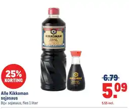 Makro Alle Kikkoman sojasaus aanbieding