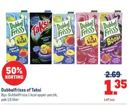 Makro Dubbelfrisss of Taksi aanbieding