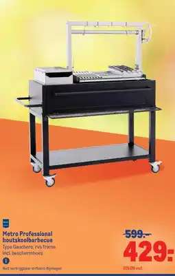 Makro Metro Professional houtskoolbarbecue aanbieding