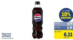 Makro Pepsi zero multipack aanbieding