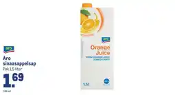 Makro Aro sinaasappelsap aanbieding