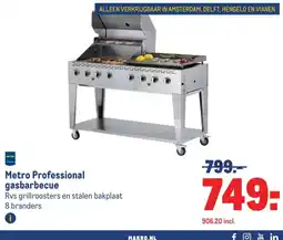 Makro Metro Professional gasbarbecue aanbieding
