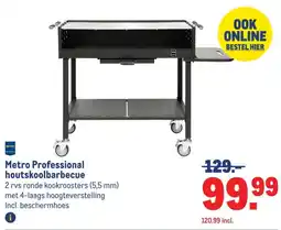 Makro Metro Professional houtskoolbarbecue aanbieding