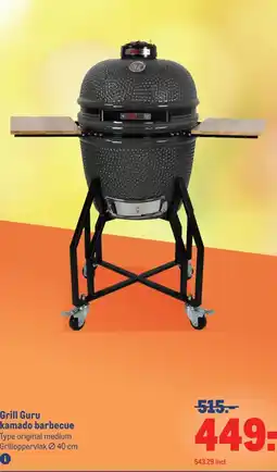 Makro Grill Guru kamado barbecue aanbieding