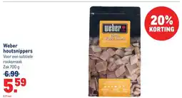 Makro Weber houtsnippers aanbieding