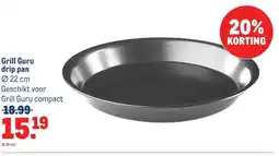 Makro Grill Guru drip pan aanbieding