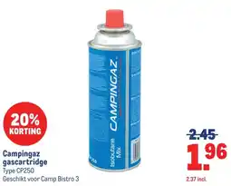 Makro Campingaz gascartridge aanbieding