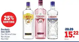 Makro Gordon's incl. 0.0% aanbieding