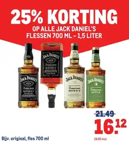 Makro ALLE JACK DANIEL'S aanbieding