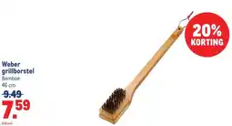 Makro Weber grillborstel aanbieding