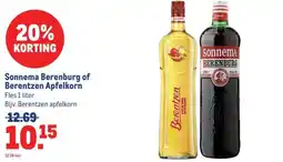Makro Sonnema Berenburg of Berentzen Apfelkorn aanbieding