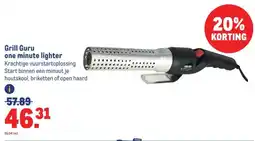 Makro Grill Guru one minute lighter aanbieding