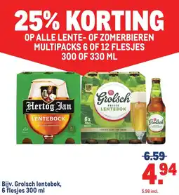 Makro Bijv. Grolsch lentebok, aanbieding