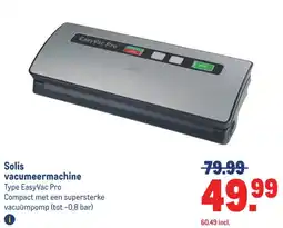 Makro Solis vacumeermachine aanbieding