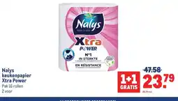 Makro Nalys keukenpapier Xtra Power aanbieding
