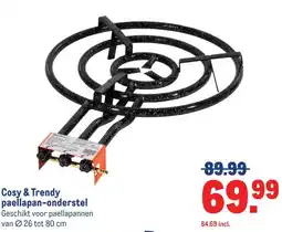 Makro Cosy & Trendy paellapan-onderstel aanbieding