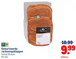 Makro Gemarineerde varkensspeklappen aanbieding