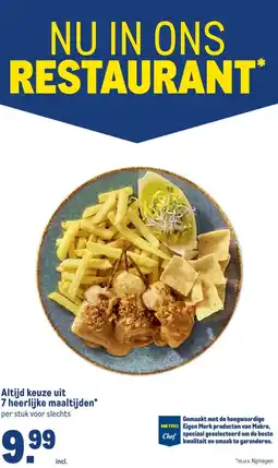 Makro Altijd keuze uit 7 heerlijke maaltijden aanbieding