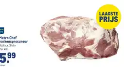 Makro Metro Chef varkensprocureur aanbieding