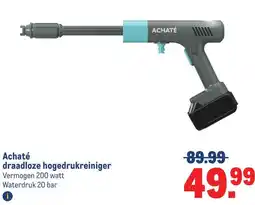 Makro Achaté draadloze hogedrukreiniger aanbieding