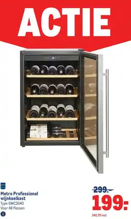 Makro Metro Professional wijnkoelkast aanbieding