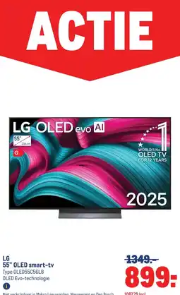 Makro LG 55 OLED smart-tv aanbieding