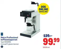 Makro Metro Professional koffiezetapparaat aanbieding