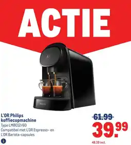 Makro L'OR Philips koffiecupmachine aanbieding