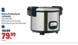 Makro Metro Professional rijstkoker aanbieding
