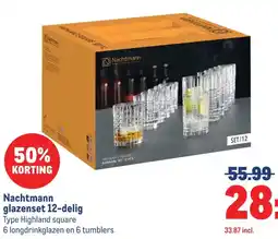 Makro Nachtmann glazenset 12-delig aanbieding