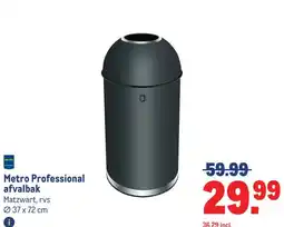 Makro Metro Professional afvalbak aanbieding