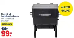Makro Char-Broil houtskoolbarbecue aanbieding