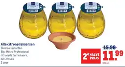 Makro Alle citronellakaarsen aanbieding