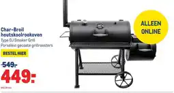 Makro Char-Broil houtskoolrookoven aanbieding