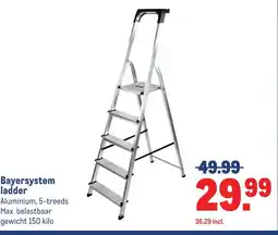 Makro Bayersystem ladder aanbieding
