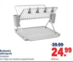 Makro Brabantia afdruiprek aanbieding
