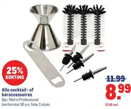 Makro Alle cocktail- of baraccessoires aanbieding
