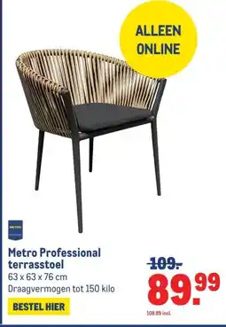 Makro Metro Professional terrasstoel aanbieding